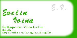 evelin voina business card